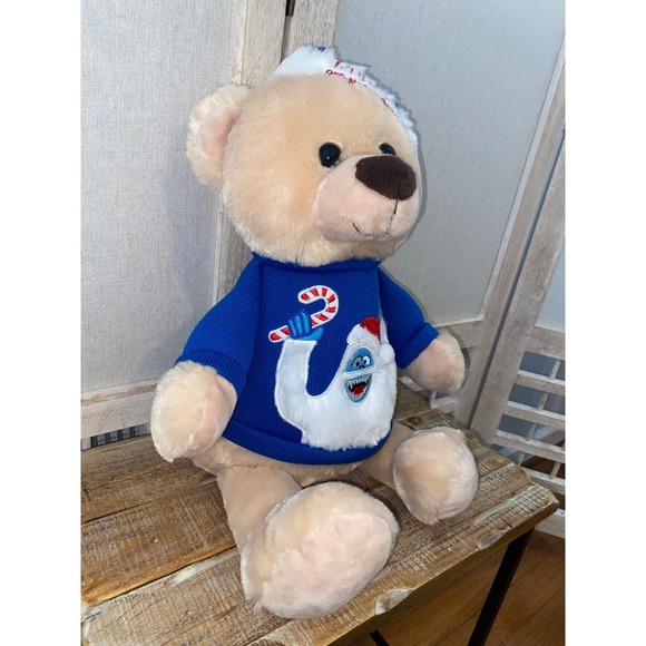 Rudolph the Red-Nosed Reindeer Bumble Bear Plush Toy Christmas Holiday - Picture 3 of 10